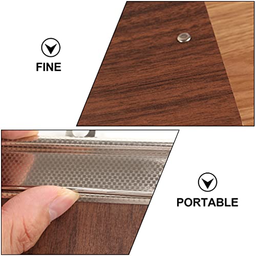 Cabilock 2 pranchetas de madeira duráveis e leves com clipes de aço inoxidável, organizador de docum