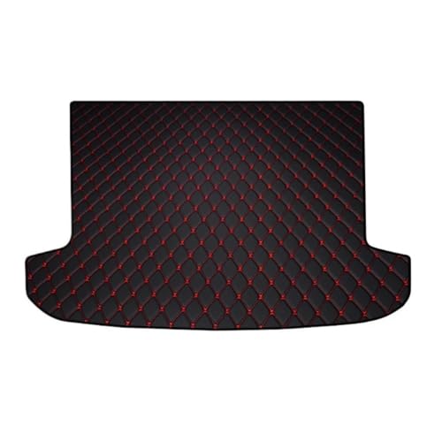 Tapis de voiture Hyundai LAFESTA 2019-2023 en cuir noir et rouge