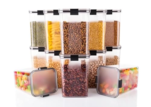 Image of Look Air Tight Container For kitchen, Storage Set, Container Set, Kitchen Accessories Item, Kitchen & Pantry Organizer 1100ml (Pack of 4) (4)