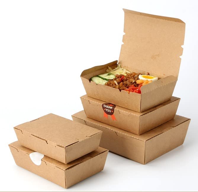 Buy RanGit Bhumi Disposable Kraft Paper Boxes, Paper Containers for