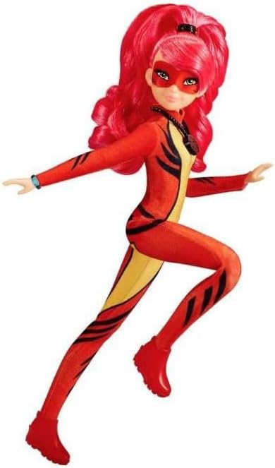 Miraculous Ladybug and Cat Noir Toys Ladydragon Fashion Doll | Articulated 26cm Ladydragon Doll with Accessories | Fei Wu Superhero Ladydragon Figurine Toys Bandai Dolls Range