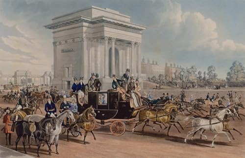 Lienzo pintura decorativa Hyde Park Corner de alta calidad artística en 60x90cm