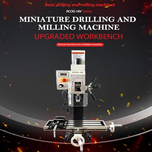WYDDDARY Mini Precision Drilling and Milling Machine 600W Mill/Drill Brushless Motor Machine High Precision Variable Speed 50-2250rpm Drilling and Milling with MT2 Taper 110V - Image 6