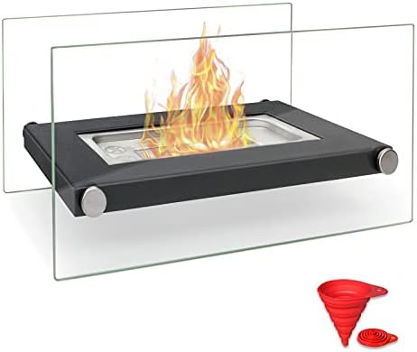 BRIAN & DANY Tabletop Ethanol Fireplace for Indoor/Outdoor