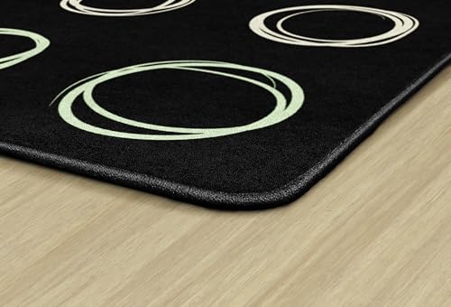 Tapete infantil Flagship Carpets CIRCLE SAMPLER 7'6" x 12' miniatura 4