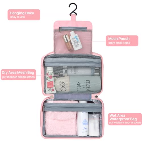 Etercycle-Toiletry-Bag-for-Women-Men-Waterproof-Hanging-Toiletry-Bags-for-Traveling-Portable-Foldable-Travel-Wash-bag-with-Hanging-Hook-Shaving-Bag-for-Bathroom-Shower