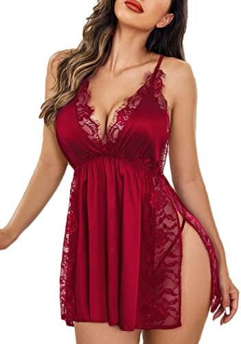 Beera Women Lace Maxi Sleepwear