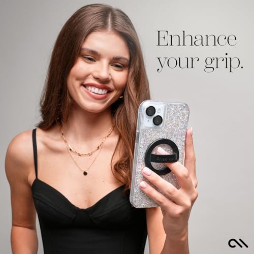 Case-Mate Magnetic Phone Grip (Loop Grip), Magnetic Phone Ring Holder, Removable Soft MagSafe iPhone Holder - Image 4