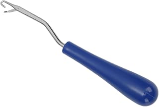 MINAOLULUS Ergonomic Plastic Handle Crochet Hook Yarn Braiding Tool for Rug Repair DIY Crafts Knitting Needle for Beginners and Knitting Enthusiasts