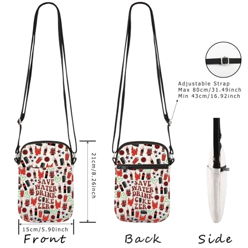Lywjyb Birdgot Soda Drinks Crossbody Bag Zero Drinks Gift Soda Drinks Gift Fizzy Beverage for Soda Lovers (Co Zero cr)2