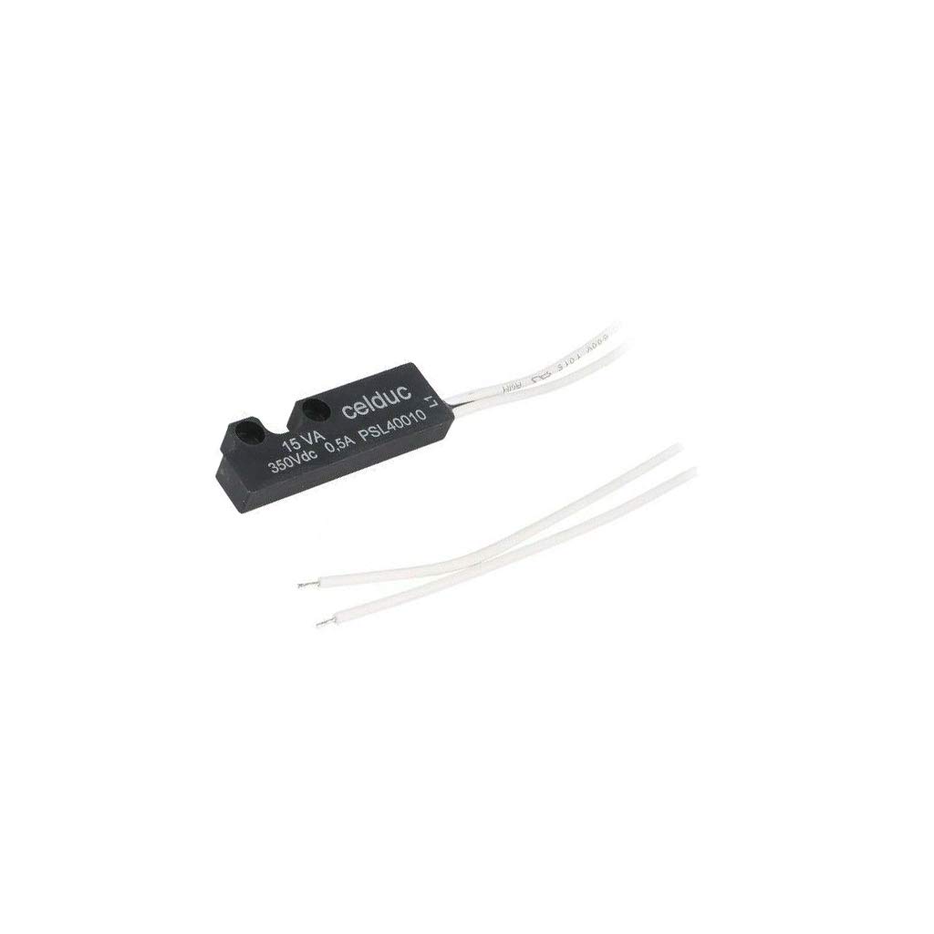 PSL40010 Interrupteur reed Pcommut: 10W 51x16x7mm Terminal: fil 0,5m CELDUC