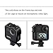 Housing Frame for GoPro Max Black Protective Shell Cage Mount Accessories with Quick Pull Movable Socket and Screw (Black)