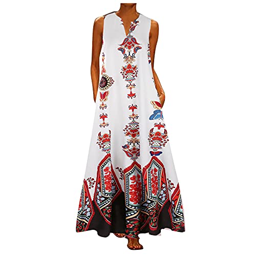 MICKURY Festliche Kleider für Damen Hochzeit,Kleider Bordeaux,hm Kleider...