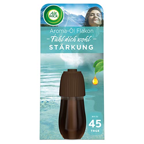 Air Wick Aroma-Öl Flakon Duftöl Nachfüller für den Air Wick Diffuser Duft: Stärkung 1 x 20 ml ätherisches Öl Braun