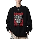 [CETDGHSE] ベビーメタル BABYMETAL ロック バンド長袖 スウェット アメリカ 流行 欧米風 音楽長袖 スウェット メンズ/レディース プリント スポーツ 秋冬春服 トップス 無地 通気性 ファッション ゆったり