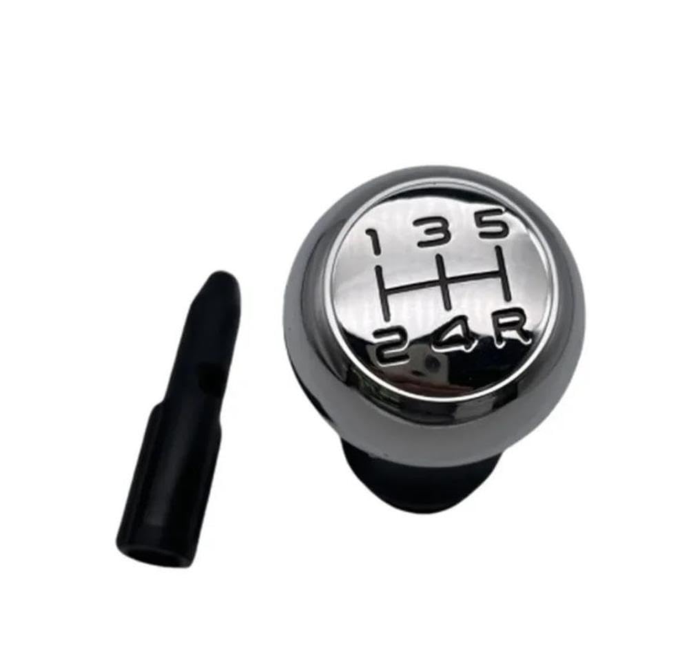 POANBCGY Shift Ball Joint Car Accessories 5 Speed Gear Shift Knob for Peugeot 106 206 207 307 308 406 408(Black 5-Speed)