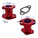 TC-Motor Racing Carb Manifold 38mm Filter For VM22-3847 Carburetor Predator 212cc GX200 196cc Go Kart Mini Bike (Red)