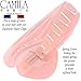 Camila Paris CP3434 French Hair Clip for Women, Large Dolphin Pink, Girls Hair Claw Clips Jaw Fashion Durable and Styling Hair Accessories for Women, Strong Hold No Slip Grip Made in France