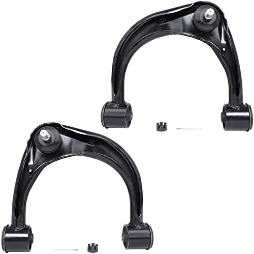 Image of Detroit Axle - 8pc Front End Kit for 2003-2009 Toyota 4Runner FJ Cruiser Lexus GX470, 2 Upper Control Arms w /Ball Joints 4 Tie Rod Ends 2 Lower Ball Joints 2004 2005 2006 2007 2008 Replacement