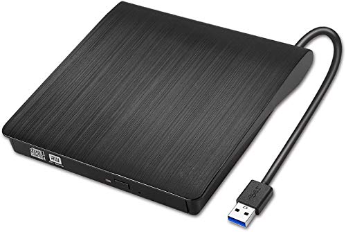 Grabadora DVD Externo, iAmotus Lector CD DVD Externo USB 3.0 Externo CD/DVD-RW Drive +/-RW Unidad DVD Externo Plug & Play, para Laptop, Desktop, PC Windows XP /7/8/10/Vista/Linux/Mac OS