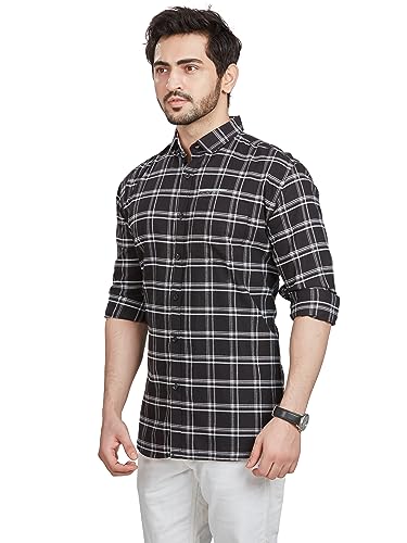 Image of BE ACTIVE Cotton Casual Checks Shirts for Men|| Casual Shirts for Men|| Mens Casual Shirts Full Sleeve