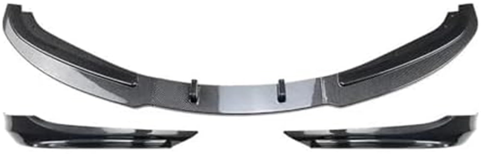 Splitter Car Front Bumper Lip Body Kit Spoiler Splitter Bumper Canard Lip Splitter, do BMW, Seria 3 E90 E91 LCI Facelift 2007-2012 Lip Splitter (wygląd karbonu) Dyfuzor rozdzielacza samochodow