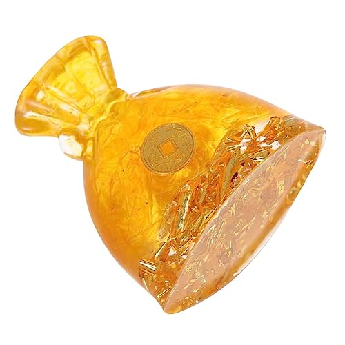 GLEAVI Copper Coin Ornaments Chinese Ornament Chinese Style Fortune Bag Decorative Money Bag Home Car Decoration - Main Image