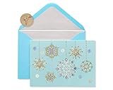 Papyrus Holiday Cards Boxed with Envelopes, Splendor of the Season, Snowflakes (12-Count)