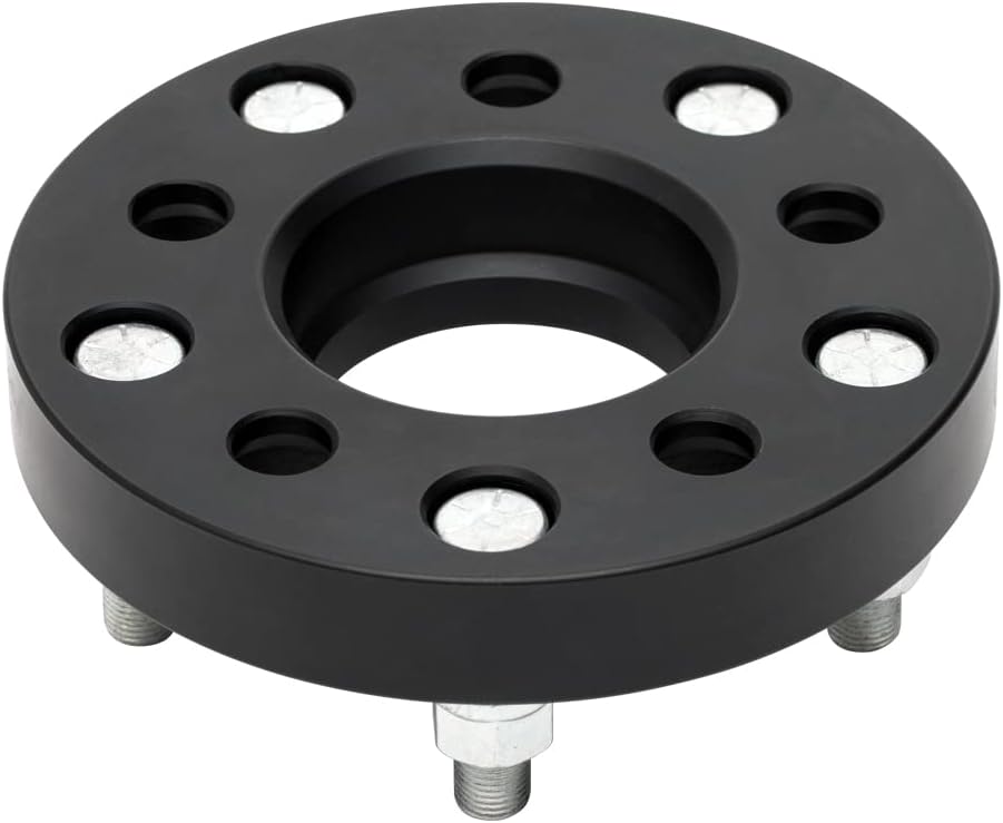 VLAOSCHI Black Forged 5x4.5 Hubcentric Wheel Spacers 25mm with 14x1.5 Studs 64.1mm Hub Bore Compatible with Tesla for 2017-2023 Model 3 | 2020 2021 2022 2023 Model Y - Pack of 2 - Image 7
