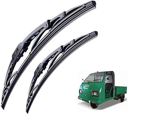 Image of WolkomHome High Performance OE Car Wiper Blade Replacement set of 2 Pc Right 16 inch Left 16 inch for MAHINDRA CHAMPION