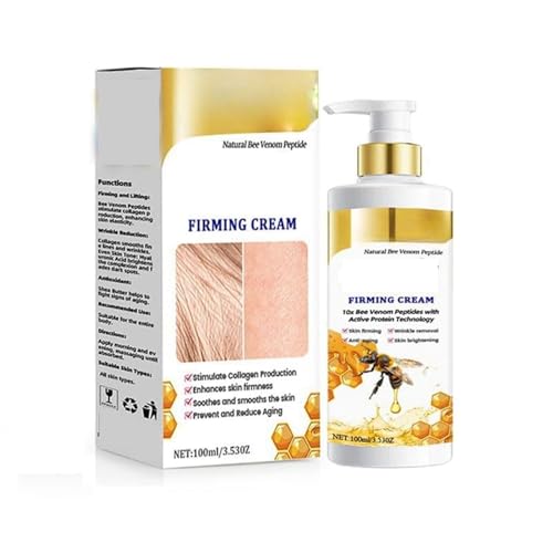 Bee-Lift - Crema reafirmante antienvejecimiento, crema reafirmante para reducir las arrugas, crema hidratante para el cuerpo, restaura la elasticidad de la piel para todo tipo de piel (1 unidad, 100