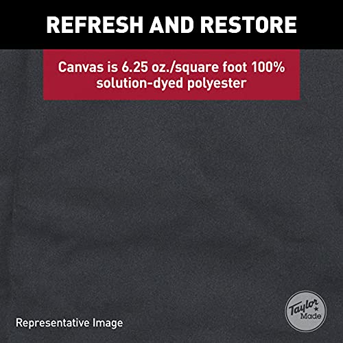 image for TAYLOR MADE PRODUCTS Manual Bimini Kit - 8'W x 10'L (Black), Black Fab