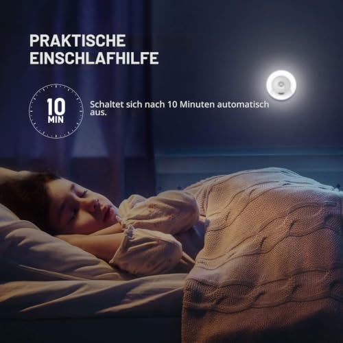 Nachtlicht Stilllicht Steckdose Nachtlampe Dimmbar Schlummerlicht LED Schlaflicht Fernbedienung&11 Helligkeitsstufen Stimmungslicht für Kind baby Erwachsene Kinderzimmer Schlafzimmer Stillen Wickeln – Bild 4