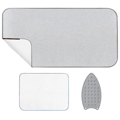 Refrze Magnetic Ironing Mat, Ironing Pad for Table Top, Countertop, Washer, Dryer, Thickened Heat Resistant Ironing Blanket 22 X 47 Inch Refrze Magnetic Ironing Mat, Ironing Pad for Table Top, Countertop, Washer, Dryer, Thickened Heat Resistant Ironing Blanket 22 X 47 Inch