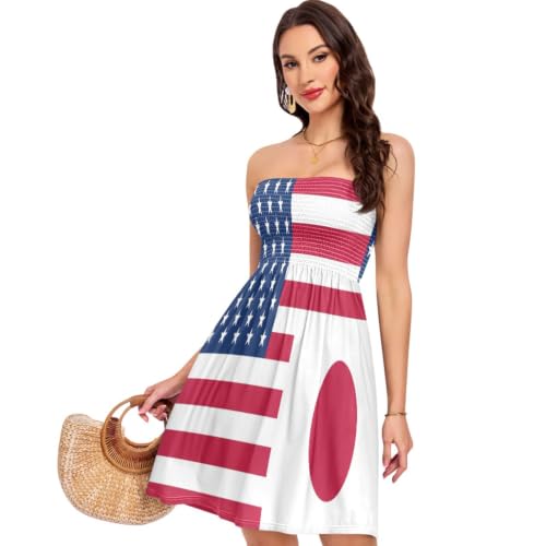 Robe d'été pour vacances à la plage style hawaïen imprimé