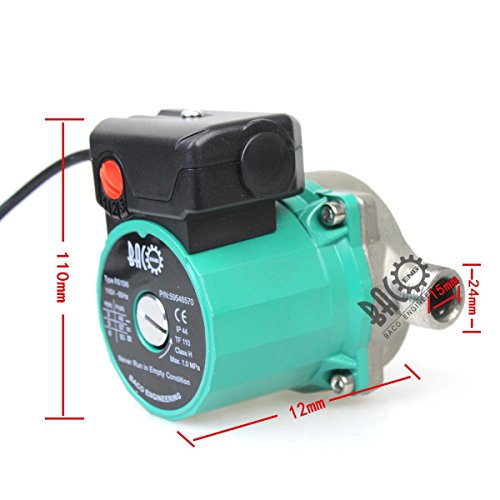 BACOENG 3/4" 110V NPT Hot Water Circulation Pump Circulating Pump For Solar Heater Circulator US Plug