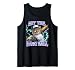 Funny Baseball Cat Mom Hit The Dang Ball Retro Mother’s Day Tank Top