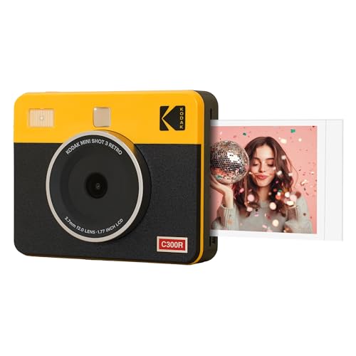 Kodak Mini Shot Combo 3 Retro - C300R, Giallo