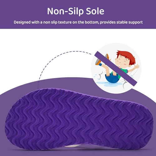 WateLves Girls & Boys Kids Flip Flop summer Slide Sandals Slip on Suitable for Bath Shower Beach pool (Little Kid/Big Kid)3