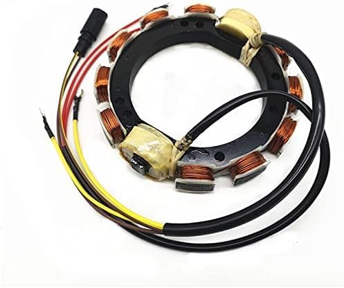 Stator For Johnson Evinrude 0583410 0763769 173-3410 Outboard 120,125,130,135,140 HP 1988-2001 9-AMP 4-Cylinder 2-Stroke Loop Charged V4