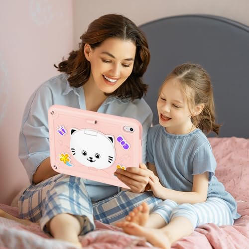 Coque iPad 10e génération 10,9" robuste rose pour éviter les écrans brisés