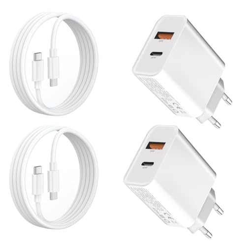 2Pack 45W USB C Ladegerät und LadeKabel für Samsung S25 Ultra/S25 Edge/S24 FE/S23 Plus/S22 S21 Galaxy A56 5G/A16 A17 A57...
