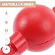 ULTECHNOVO Quantitativer Pipettenball für Labor, Pipettiergerät aus Gummi mit 3 Ventilen, Pipettenfüller, 60 ml, 50 x 50 x 120 mm, Rot