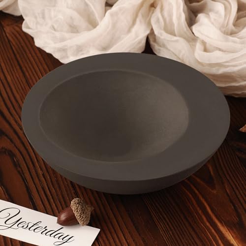 Wehous Large Round Container Mold, Silicone Irregular Bowl Storage Resin Concrete Molds, Candle Holder Succulent Planter Jewelry Trinket Tray Plate Mold DIY Epoxy Resin Casting Plaster Cement Decor