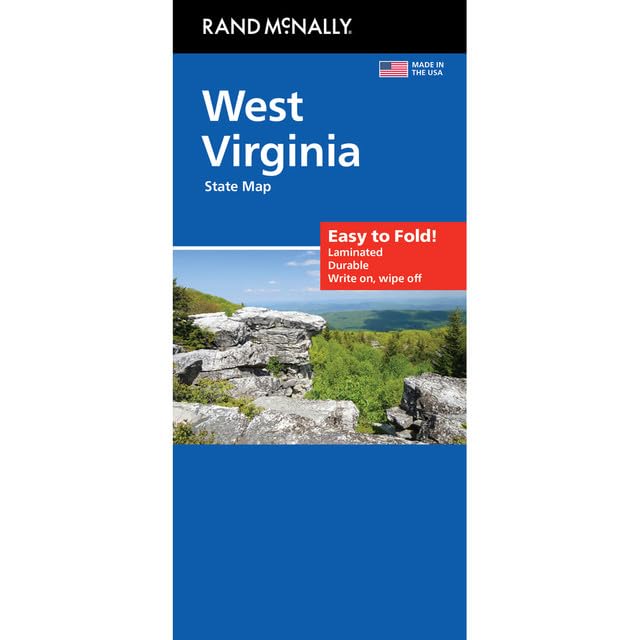 Rand McNally Easy to Fold: West Virginia Laminated Map