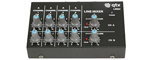 4 Stereo Channel Line Level & Instrument/Microfoon Mixer - Image 3