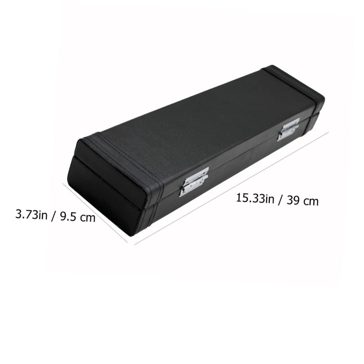 WHAMVOX Hole Flute Case Cover Black Flute Storage Box Cover Hard Case Portable Wind Instrument Storage Box
