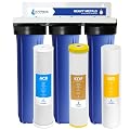 Whole House Water Filter System| Heavy Metal| 3 Stage Water Purifier Whole Home, Top-Tier Heavy Metal Filter Produces Overachieving H2O, Specially Targets Lead, Arsenic, Chromium, Reduces Chlorine