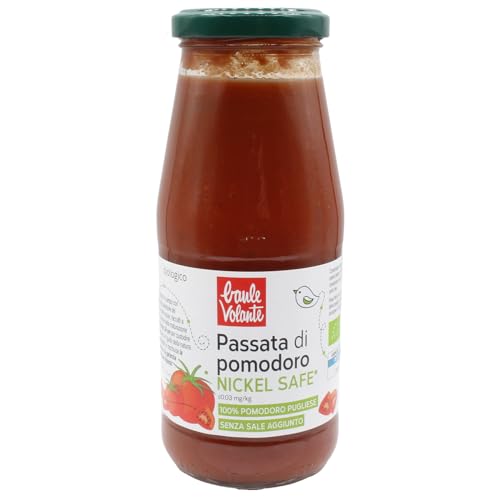 Baule volante Passata di pomodoro biologica senza nichel - Salsa naturale e delicata - Perfetta per ricette, zuppe, salse e preparazioni fatte in casa