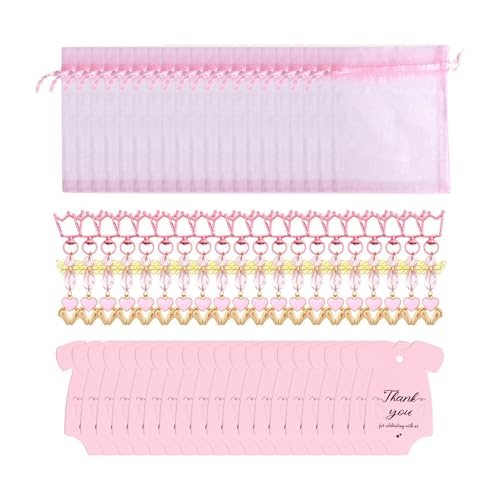 Presentes de chá de bebé – adorável baby shower, divertidas lembranças de festa temática de bebé | porta-chaves de anjo para chá de bebé, lembranças personalizadas para bebés, lembranças de animais de